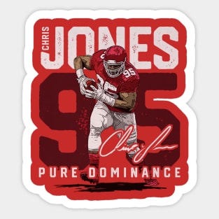Chris Jones Kansas City Dominance Sticker